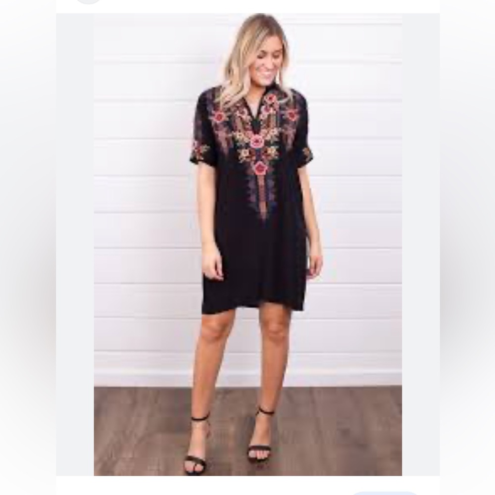 Jonny Was Aaliah Easy V-Neck Dress